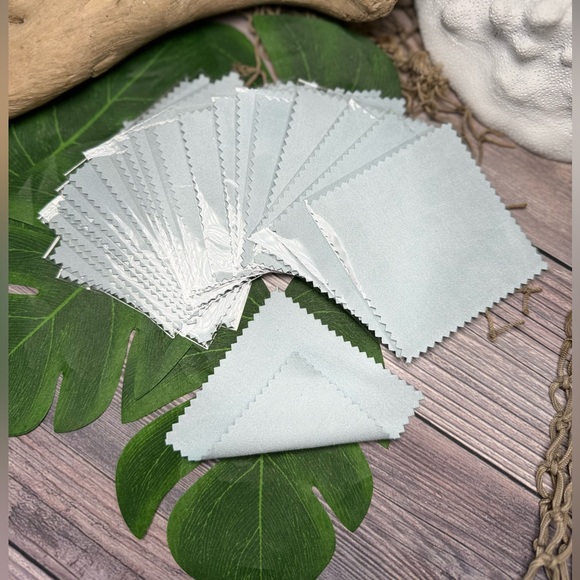 Individually Wrapped Blank Jewelry Cleaning Polishing Cloths Resellers Gifts Lot - Picture 9 of 16